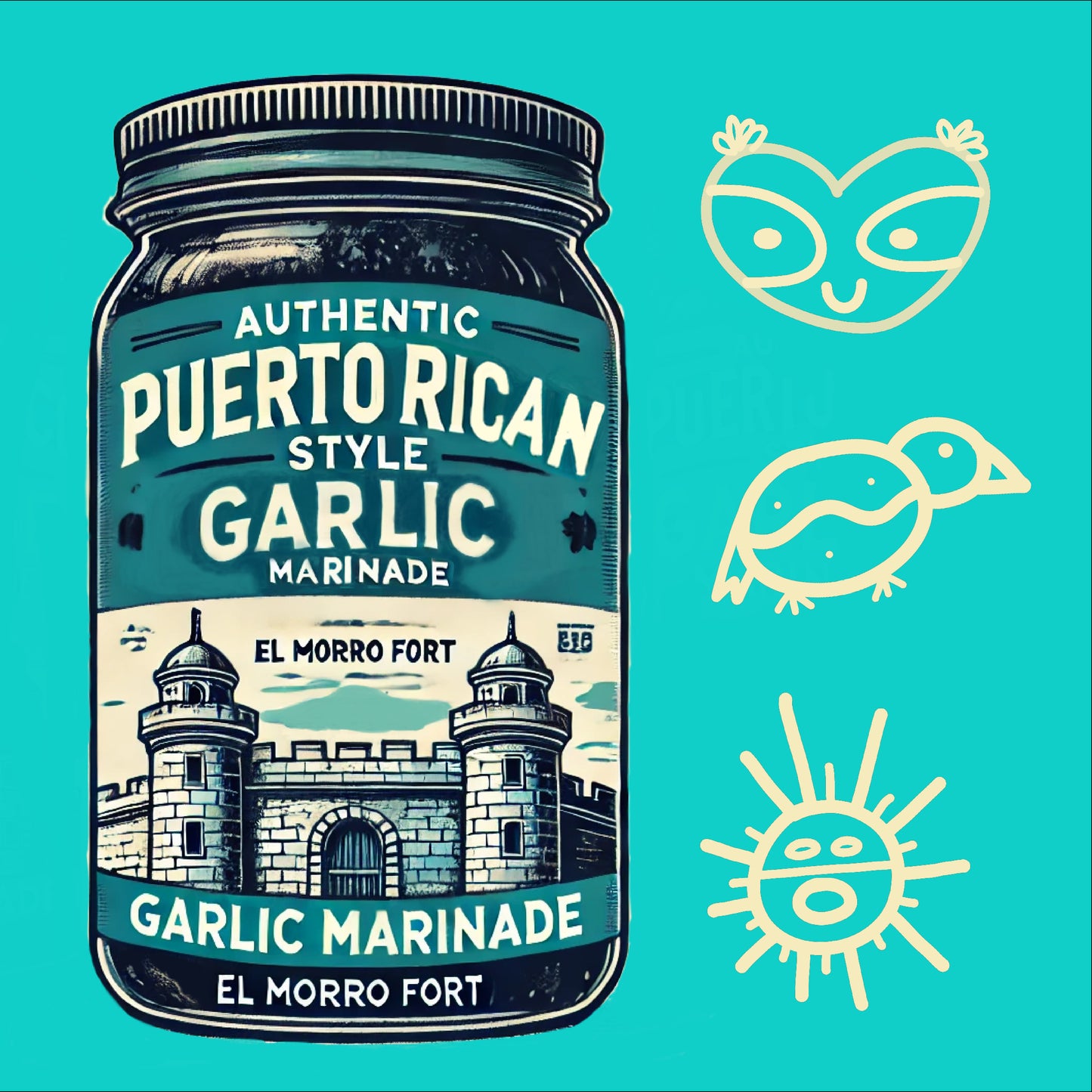 Hola Island Provisions Vintage Stickers