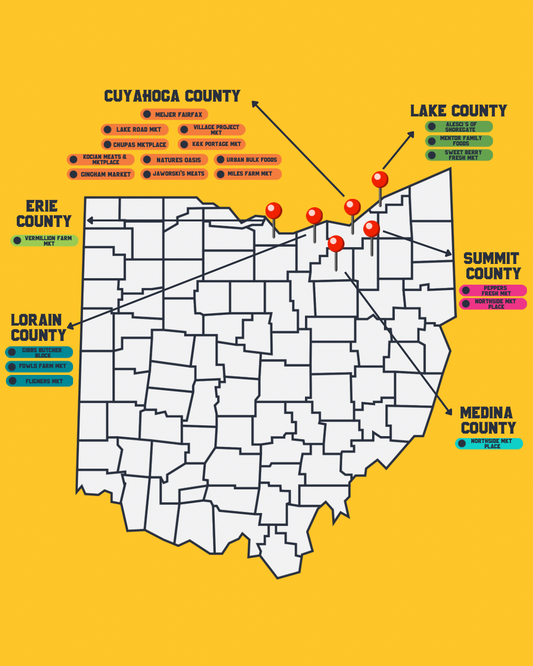 Hola Island Provisions marinades are now available in 21 retail stores across Northeast Ohio!