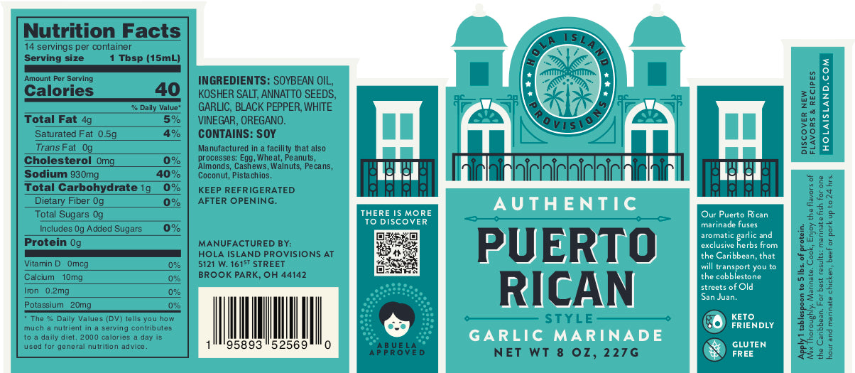 Puerto Rican Garlic Marinade